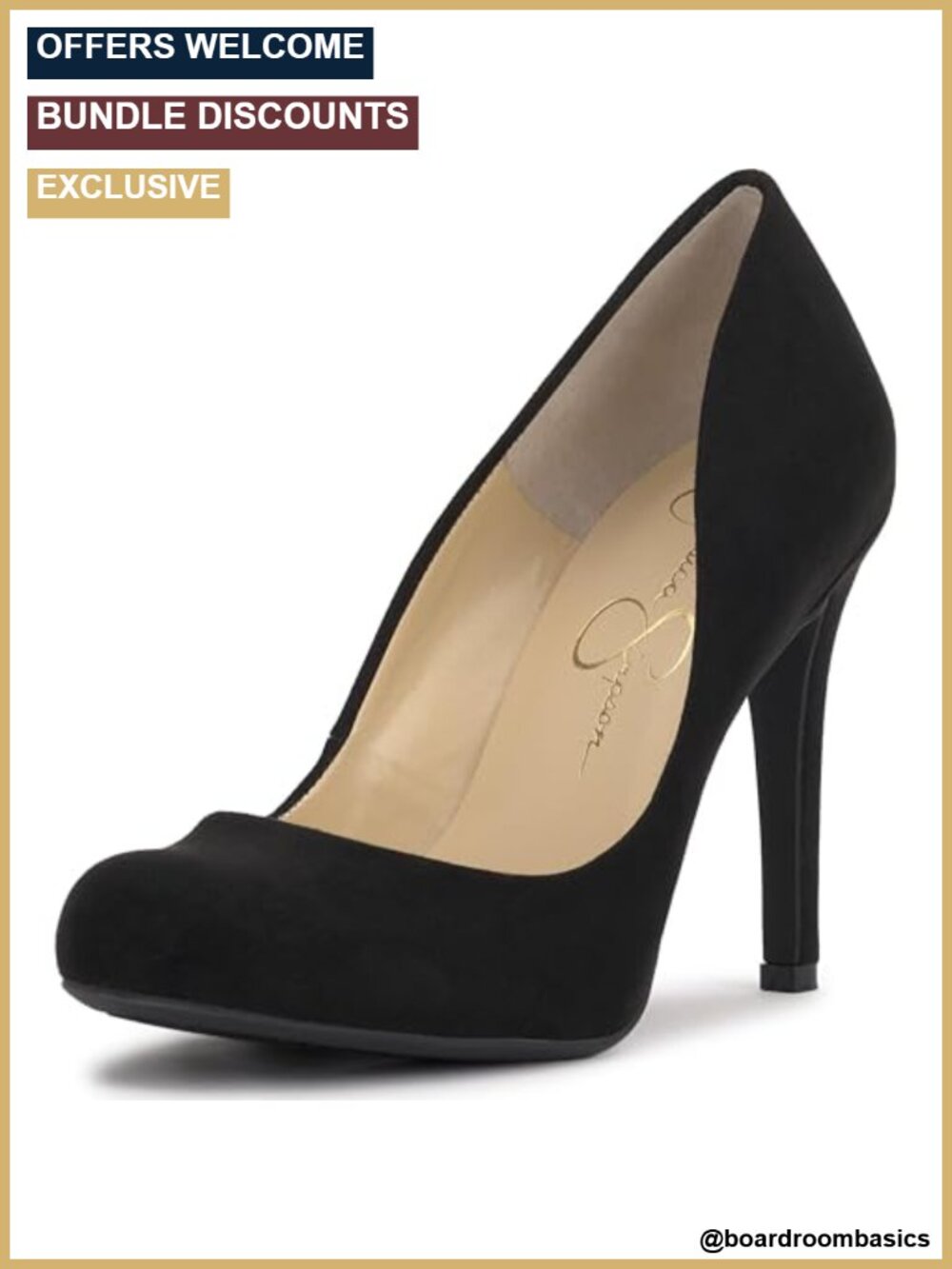 Women's Pumps High Heel Round Toe Slip On